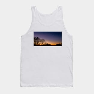 Sunset landscape photo colors Tank Top